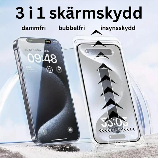 3-i-1 skärmskydd – iPhone